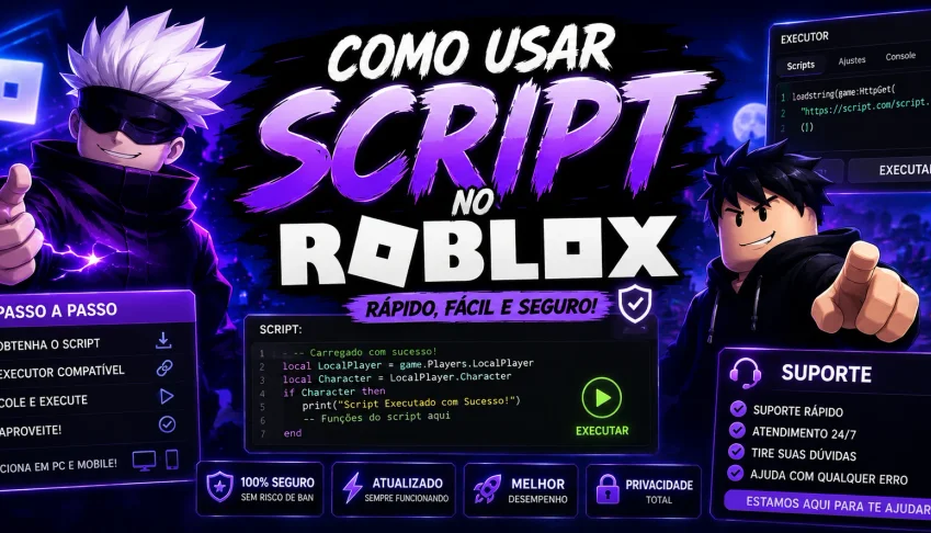 🤖 - Como Usar Script (Qualquer Jogo Do Roblox)