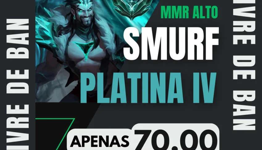 Conta Platina Iv - 100% De Winrate - Livre De Ban