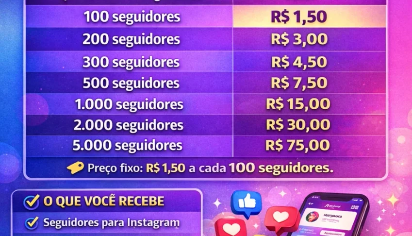 🚀 Seguidores Para Instagram — A Partir De R$ 1,50