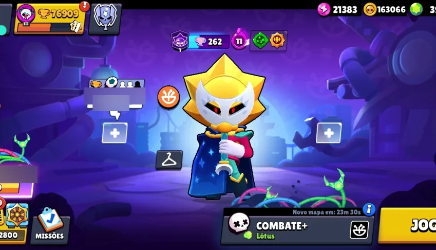 Conta brawl stars com todos os brawlers e com 75.000 troféu