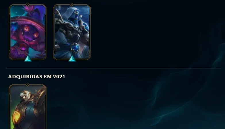 Conta mestre 63% winrate lvl 49