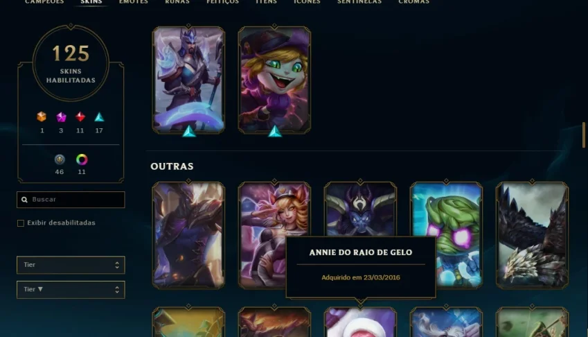 Conta GOLD 4 100PDL/ Campeões: Todos. 120+ skins.