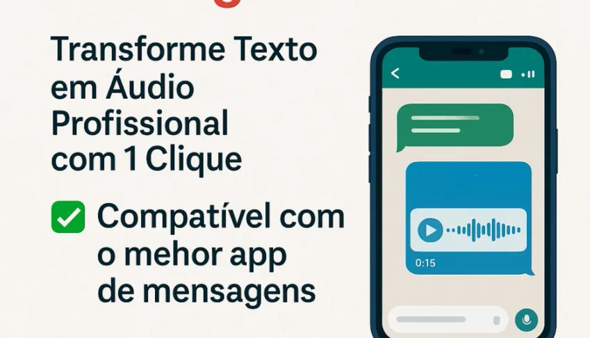 Automatize Áudios com Pessoalidade e humanização - ZAPVOICE