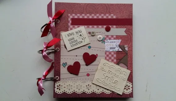 Álbum de Fotos Scrapbook Personalizado