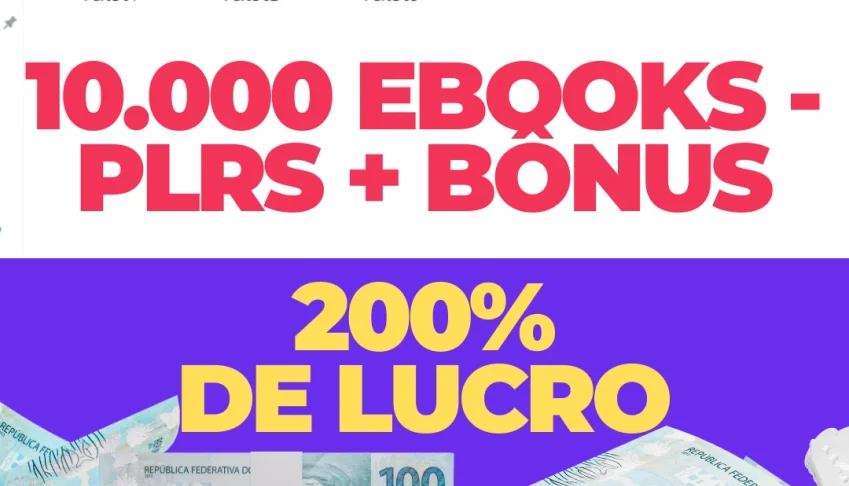 10.000 Ebooks - PLRs + bônus
