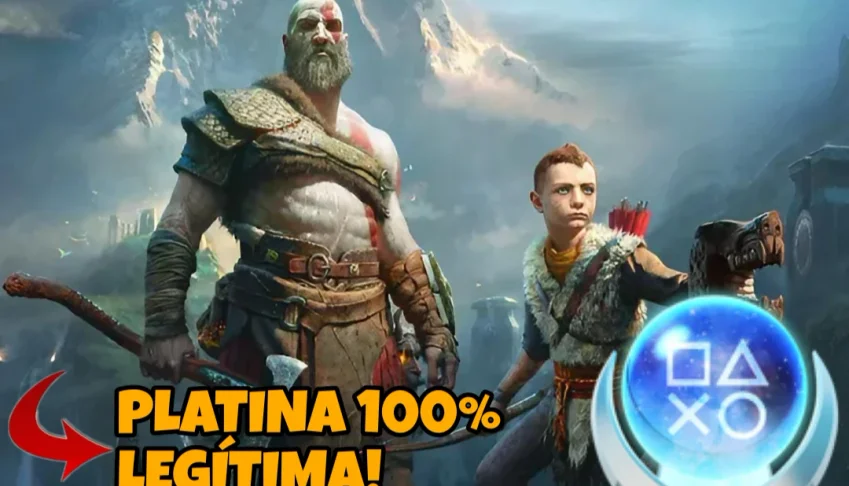 God of War 2018 - Troféu de Platina 100% Legitimo