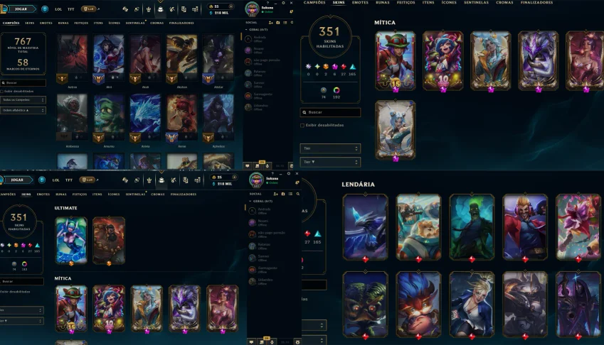 Conta League Of Legend