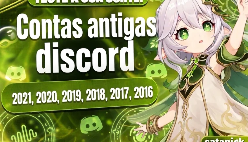 Contas antigas discord! 2022, 2021, 2020…. etc
