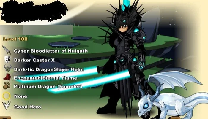 Conta Aqw Com Founder Aqw Infinity + 5 Chests + Member Ativo