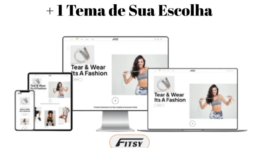 Tema Shopify Fitsy Roupas Esportivas + Atualizações