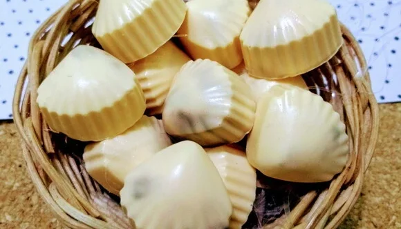 Mini concha de sabonete