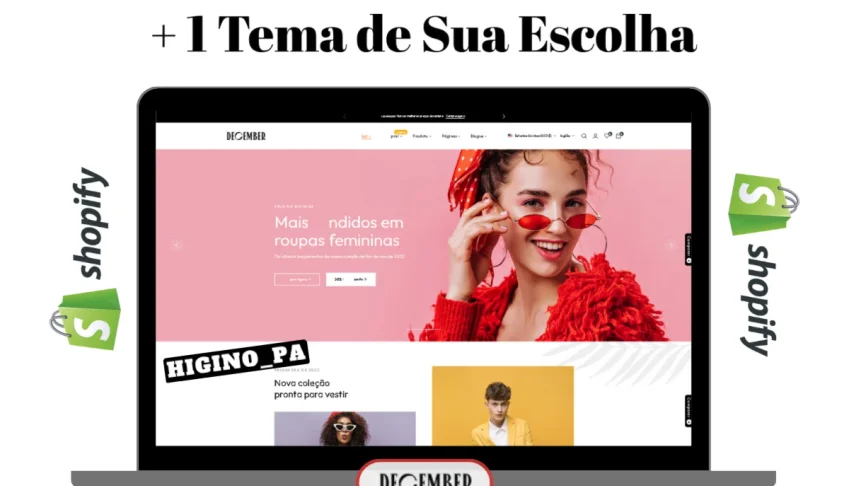 Tema Shopify December + Atualizações E Brindes