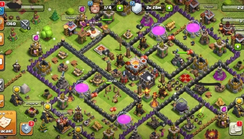 clash of clans cv11 recente