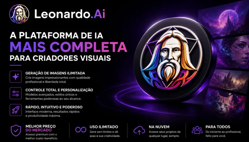 Leonardo Ai — Conta Com 8.500 Créditos