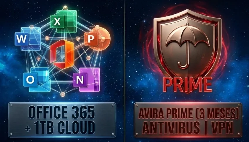 Office 365 1Tb + Avira Prime 3 Meses (No Seu E-Mail)
