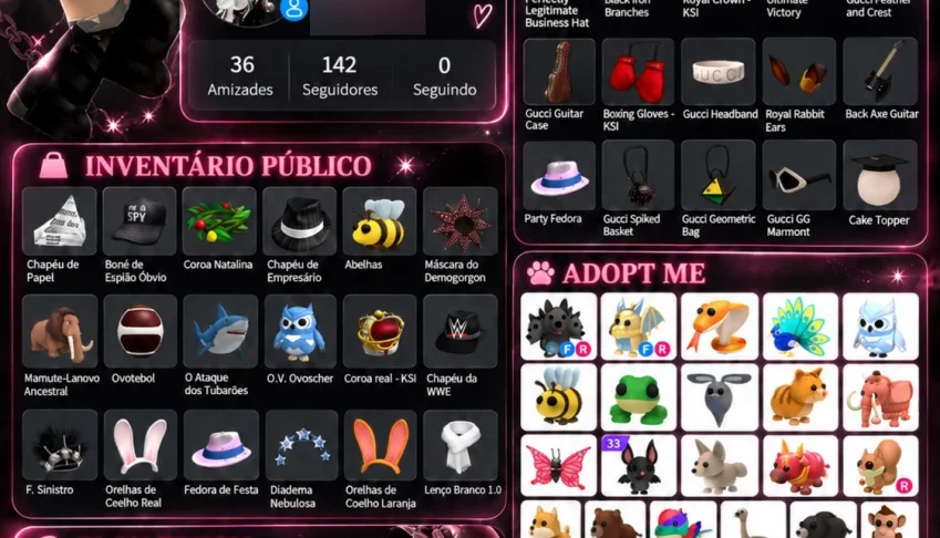 Conta Roblox Rara | Headless 💀 + 19K Rap 💎 + 37 Limiteds +