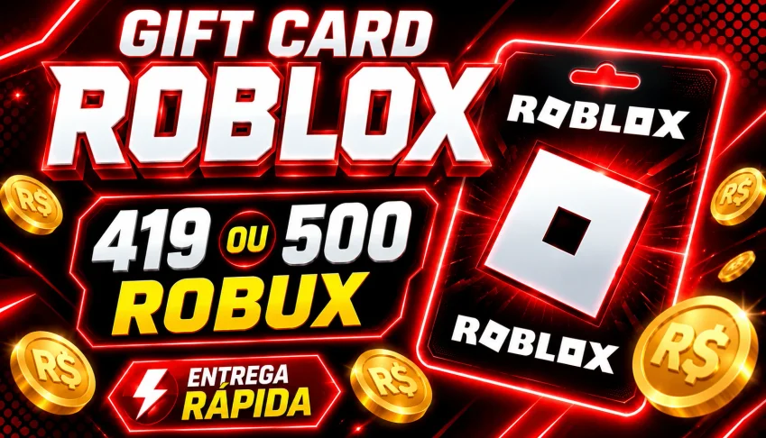 # Gift Card Roblox — 500 Robux com Entrega Rápida