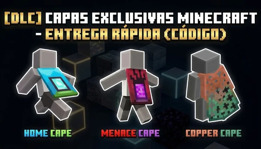[Entrega Rápida] Itens Exclusivos Minecraft (Dlcs)  Original