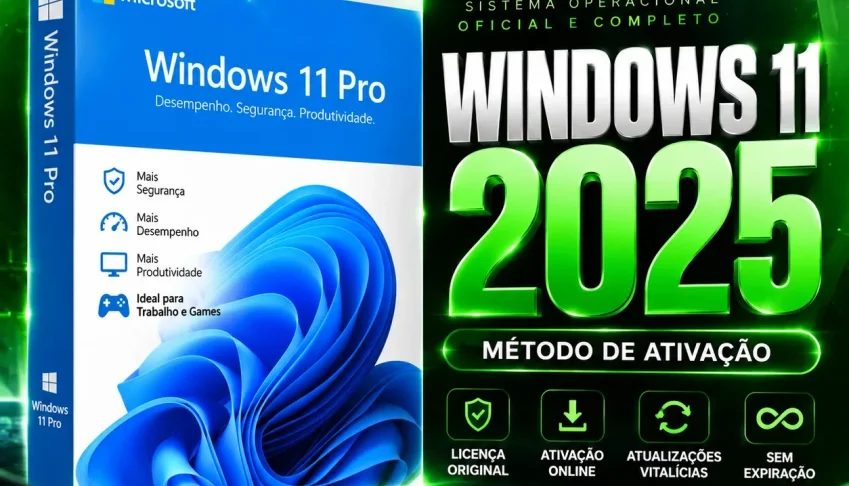 🖥️ Windows 11 Ativado - Entrega Automática