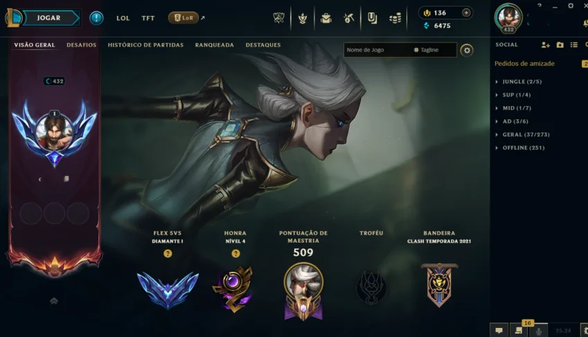 Conta Full Champ 2014 194 Skins 149 Cromas