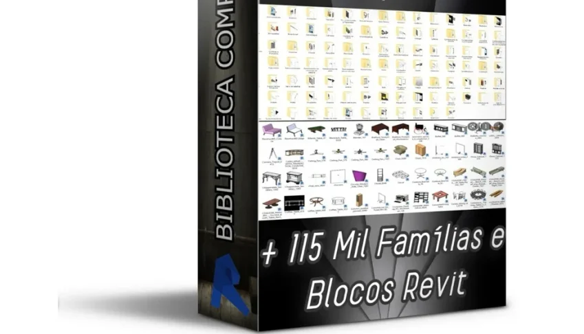 Biblioteca Revit 115.000 Mil Familias Texturas E Templates