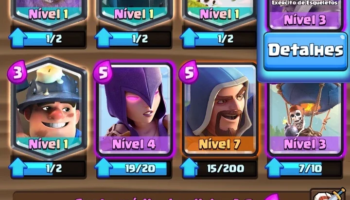 Conta clash royale lvl 9 arena 8 4 lendarias