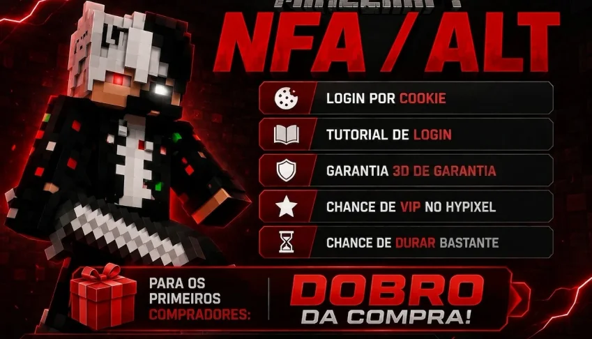 🎮 Minecraft NFA / ALT – Login por Cookie