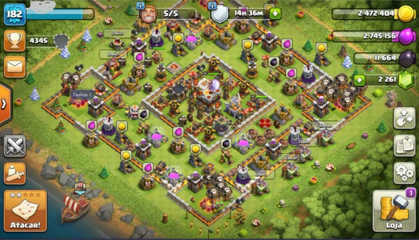 clash of clans th 11 full de tudo