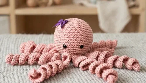 Polvo Newborn Organza Amigurumi