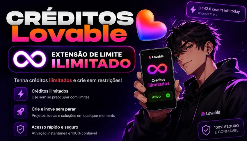 [Promoção] - Lovable 🚀 | Créditos Infinito♾️I