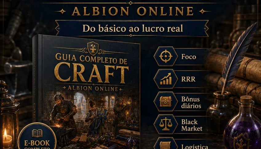 Guia Iniciante de Craft Albion Online🟢ENVIO AUTOMÁTICO🟢