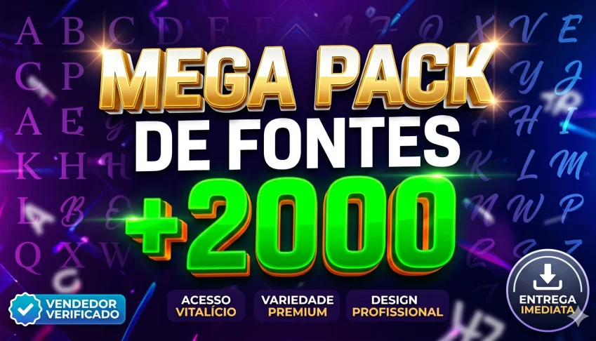 MEGA PACK DE FONTES (+2000) entrega automatica
