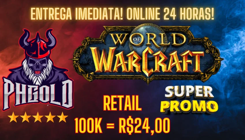 Gold WoW Retail|Todos os Servidores | Entrega Imediata!