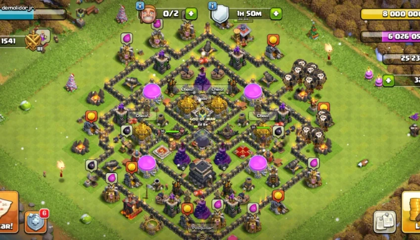 Clash of clans cv9 full