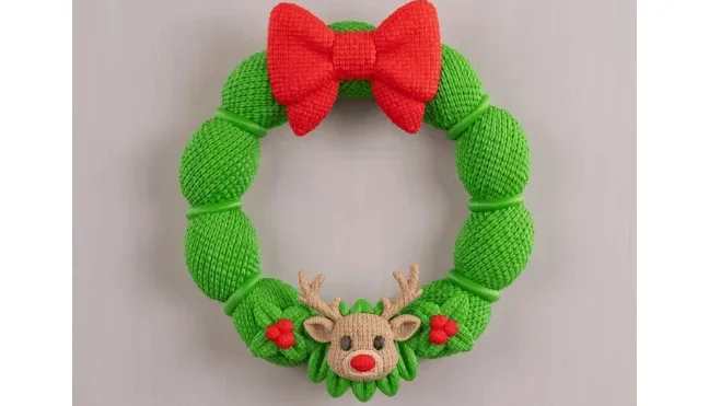 Guirlanda de Natal em Impressão 3D