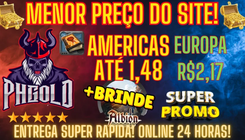 PRATA ALBION ONLINE - ENTREGA IMEDIATA - MENOR PREÇO DO SITE