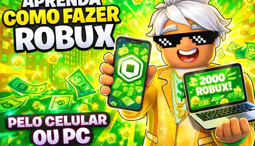 Aprenda Como Fazer Robux Pelo Celular ou PC