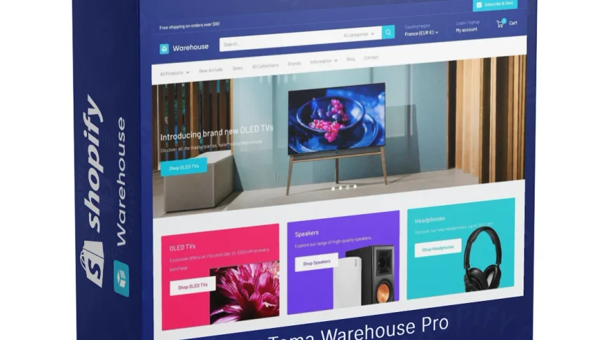 Tema Warehouse Shopify Atualizado + Chave de Ativação