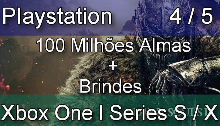 Dark Souls 2 SOFTS - 100 Milhões Almas - Ps4/Ps5