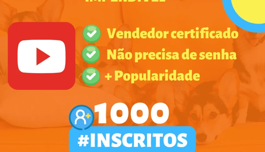 Pack 1K Inscritos No Youtube Promoção !!