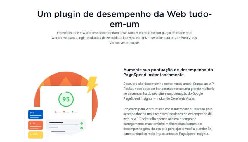 Aumente sua pontuação do PageSpeed ​​Instantaneamente