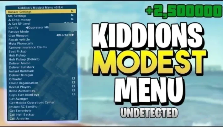 Mod Menu De Gta V, Dinheiro Infinito E Varias Outra Funções!