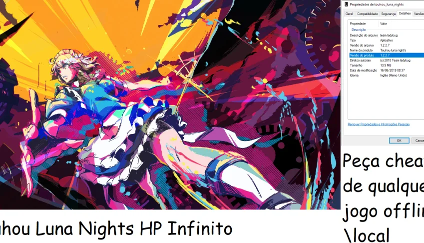 Touhou Luna Nights HP Infinito