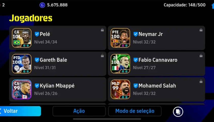 Conta Efootball Mobile Ultra!!!