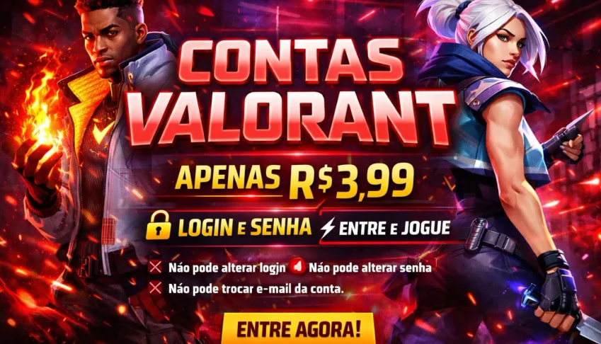 Contas Valorant – Apenas R$ 3,99