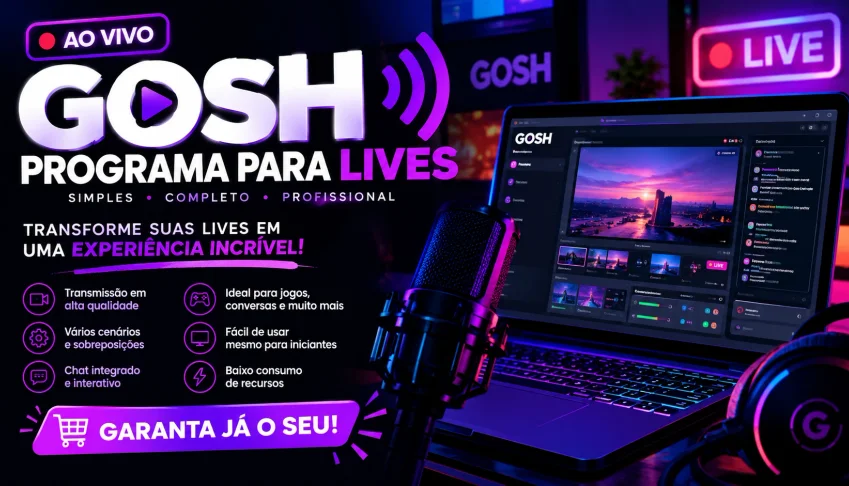 🔥 Gosh-Viewr: O Programa Que Vai Transformar Sua Live! 🚀