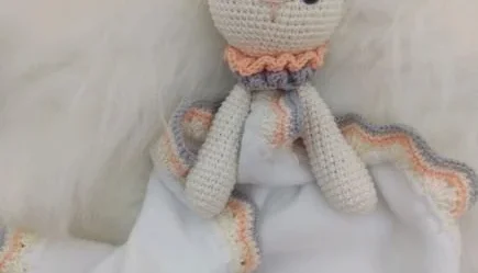 Naninha ou Manta do Apego em Crochê