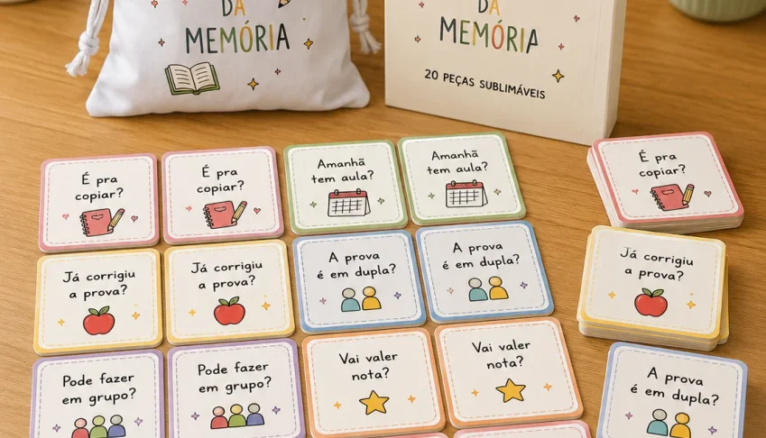 Jogo da Memória Professor(a) Personalizado