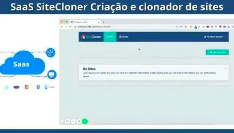 SAAS - SiteCloner Criação e Clonador de sites Tenha seu próp