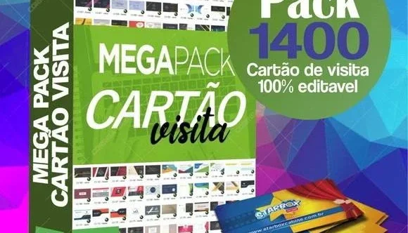 Pack Cartão De Visitas Coreldrawn